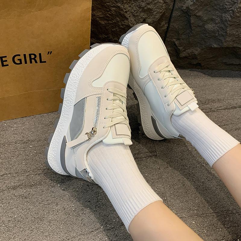 Autumn New Sports Shoes Breathable Women's Rubber Autumn Low-top Soft-soled Sports Shoes Running Shoes