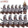 Medieval Knights Mounts Set - Dwarf Goat Wild Boar and Castle Animals Building Block Figures