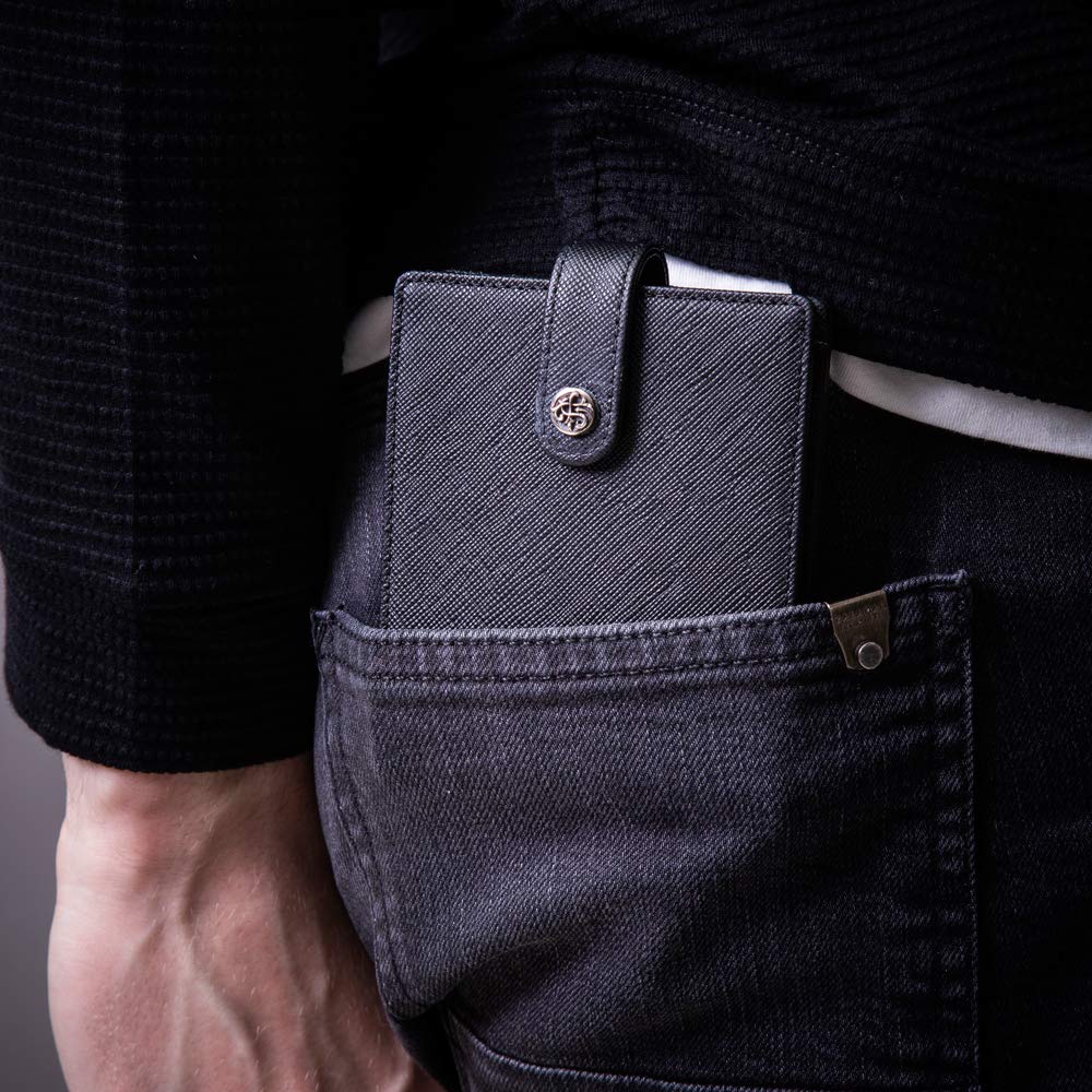 Artemis Classic Saffiano Slim Compact Wallet (ac-acw0020) - Mini Wallet, Brand: Artemis Classic, Men's Short Wallet, Genuine Leather