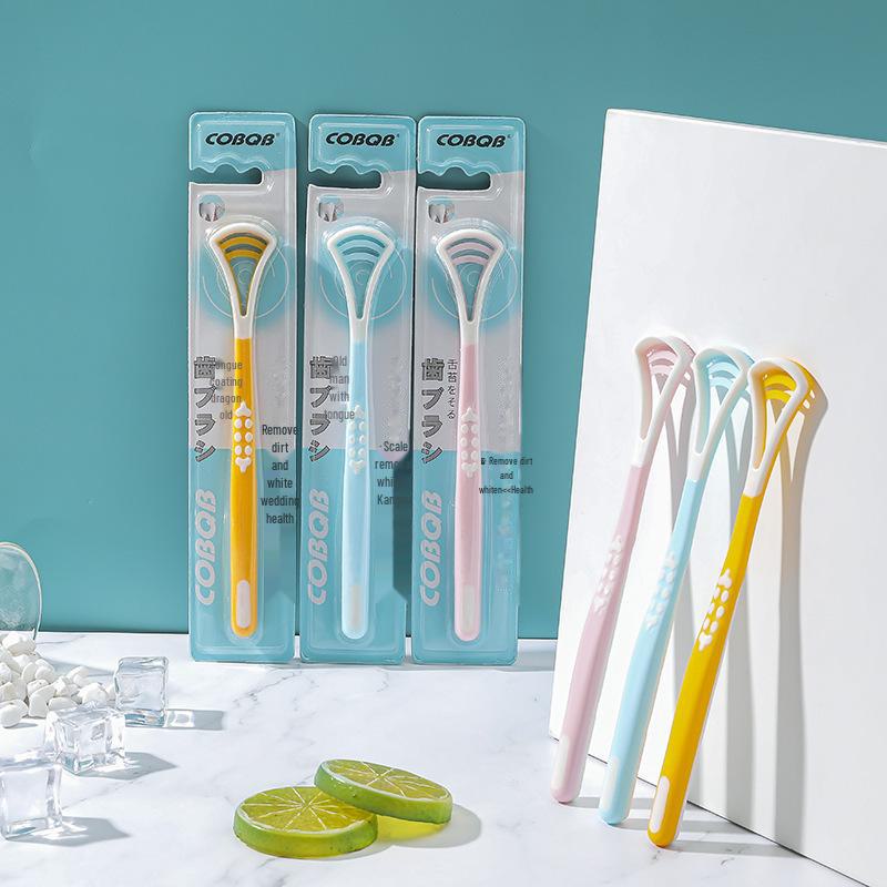 

Силиконовый скребок и очиститель языка: Двойное действие свежего раствора для полости рта для устранения неприятного запаха изо рта. Tongue Cleaner