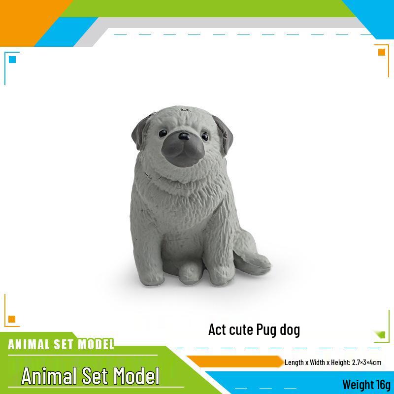 Cross-border Animal Cognitive Simulation Toy: Shiba Inu, Panda, Pig, White Rabbit, White Snake, Hamster Models
