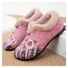 Women's Winter Velvet Thick Cotton Shoes Embroidered Casual Shoes