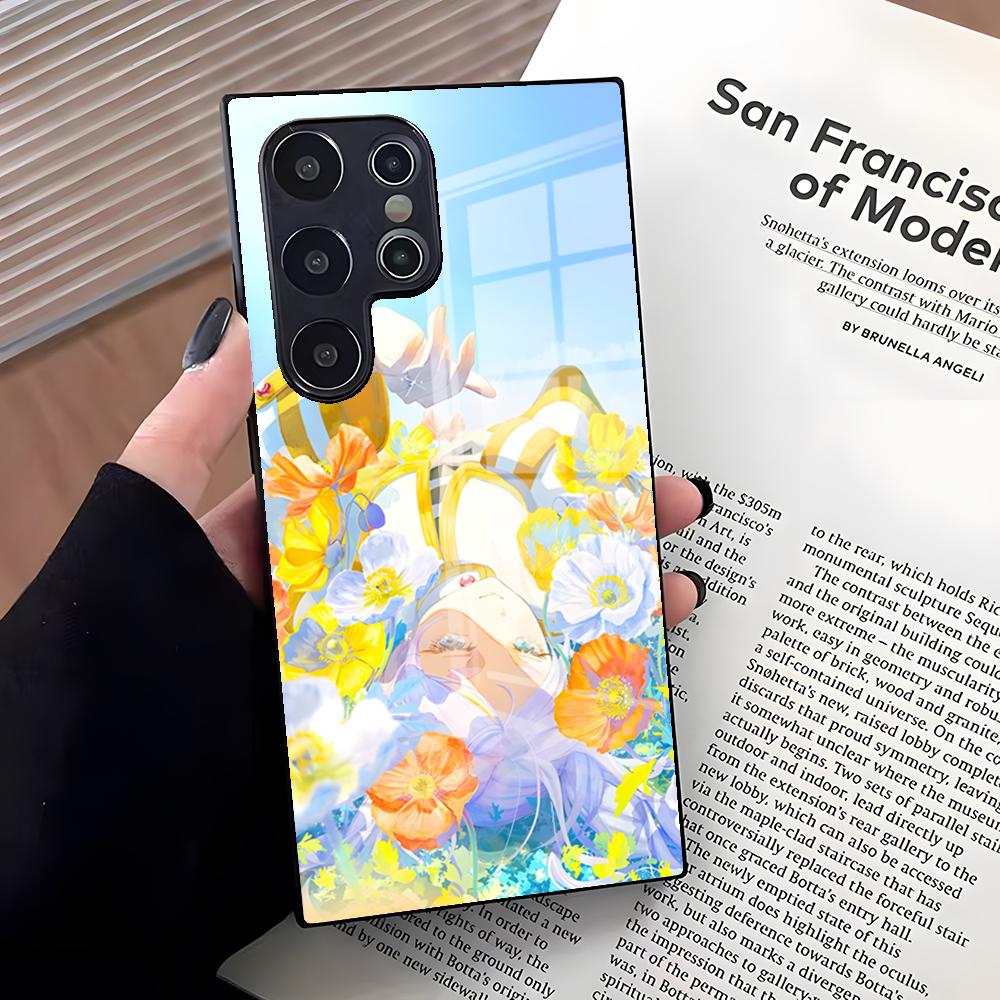 Hot Japan Anime Comics Frieren Phone Case For Samsung S26 Ultra S25 Edge Ultra S23 S22 S21 S20 Ultra Plus S24 Fe A25 Glass Cove