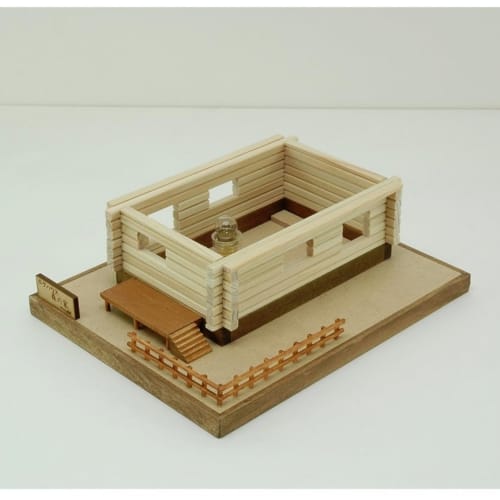 Woody Joe Akari No.2 Log House Forest House Wooden Model Assembly Kit (Building)