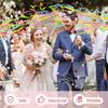 15 Colorful Paper Throw Rolls Wedding Birthday Party Supplies Safe Confetti Decorations Easy Cleanup Celebration Toss X3UC