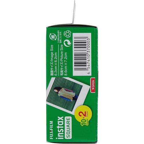 Instax FUJIFILM Quadratformatfilm 20 Blatt instax SQUARE INSTAX SQUARE WW 2