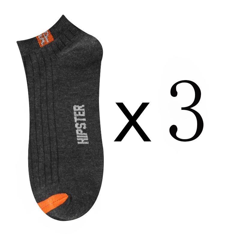 

3 пары мужских носков из полиэстера и хлопка, повседневные, модные, уличные, новые стили, средняя трубка, мягкие, дышащие, короткие носки One size