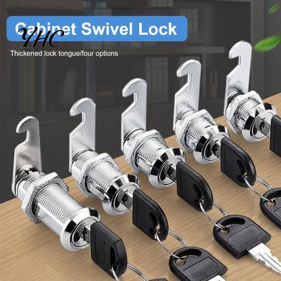 Wide Application Cam Lock File Cabinet Rust Resistant Easy To Install Sturdy Simple Operation Anti-theft Zinc Alloy Single-opening Home Supply