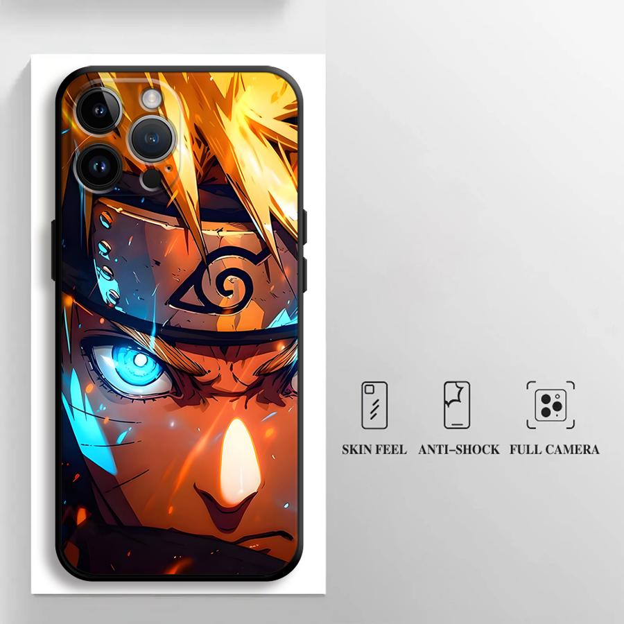 

Cool Uzumaki Boruto Case for iPhone 15 16 14 Plus 7 8 17Air 13 12 11 17 Pro Max XR XS Max Black Soft Phone Cover iPhone 15 Pro