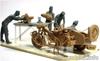 Master Box German Motorcycle Maintenance Scene with Sidecar and Set of 4 Plastic Models MB35060 1/35 Accessories,