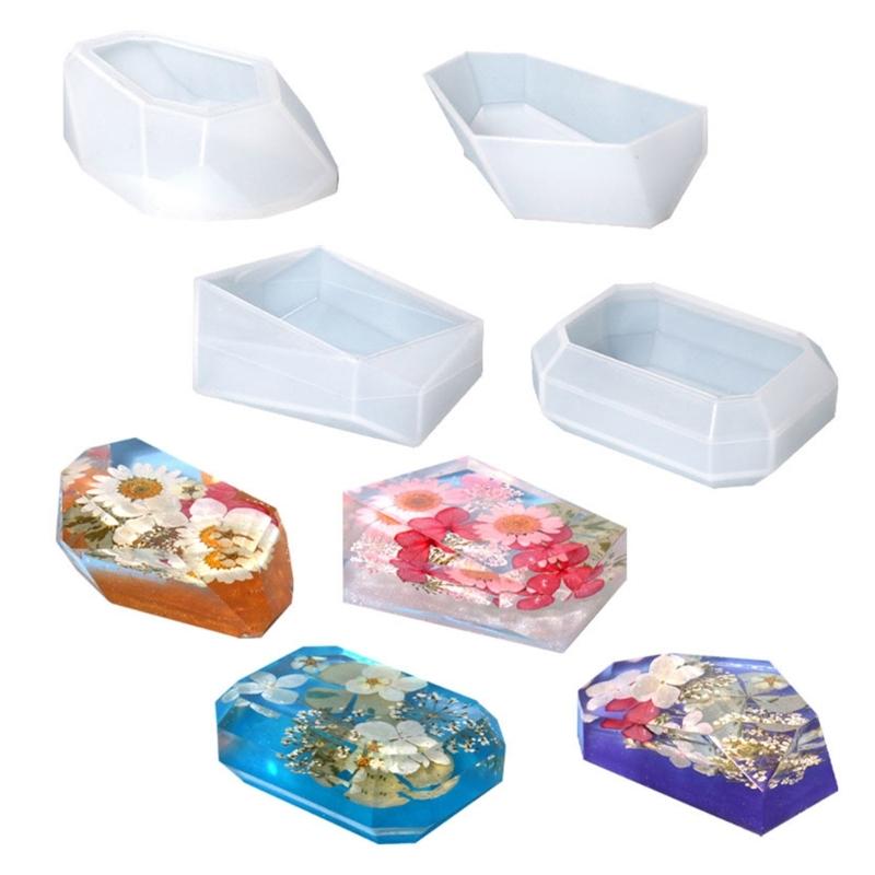 Large Multi-Faceted Gem Stone Resin Epoxy Mold for Jewelry Soap,Ice Making,Gemstone Isomalt Baking,Cabochon Candle Craft