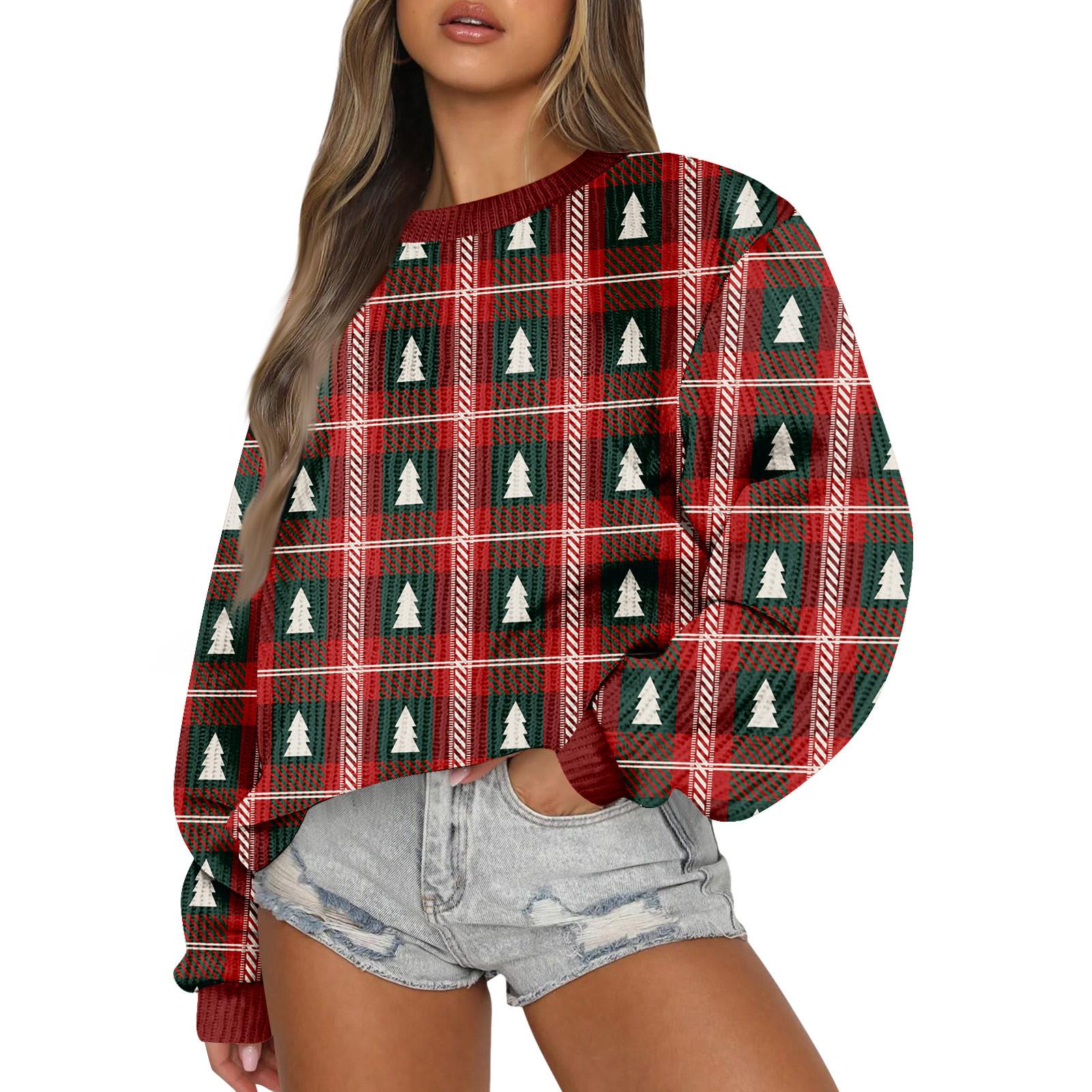 

Женский модный повседневный шерстяной трикотажный пуловер с длинным рукавом и круглым вырезом M винный