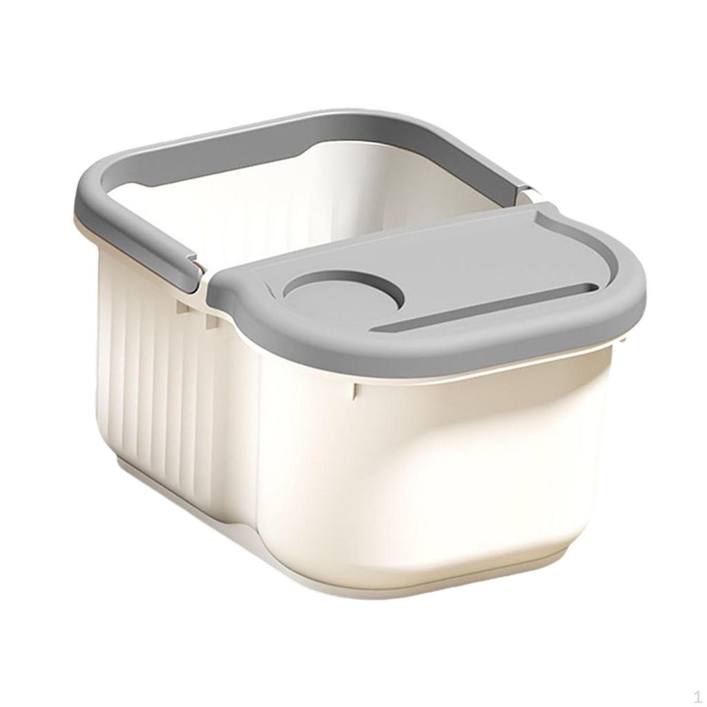 Foot Bath Tub Bucket Convenient Portable Pedicure Feet Washing with Massage Points Soaking