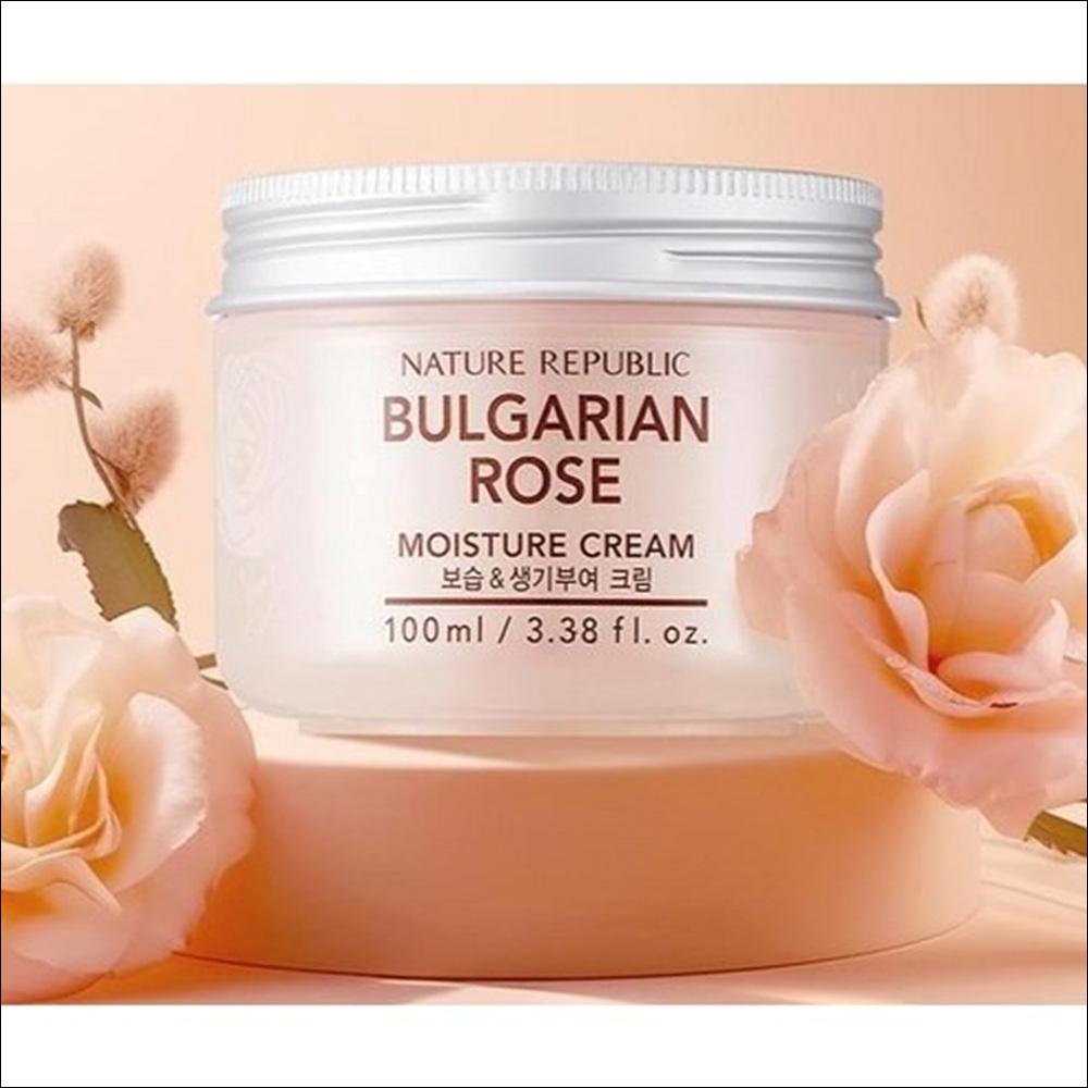 Nature Republic Bulgarian Rose Skincare Special Set (Toner 155ml + Emulsion 155ml + Essence 35ml + Cream 100ml + Foam Cleanser 120ml)