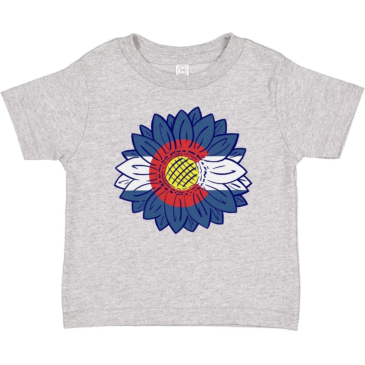 Inktastic Colorado Flag Sunflower Baby T-Shirt Flowers Sunflowers Lover Souvenir 160