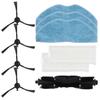 Main Brush Mop Cloths Side Brush Kit For EZVIZ RE4 / RE4 Plus / RE5 / RE5 Plus Vacuum Cleaner Accessories Spare To Replace