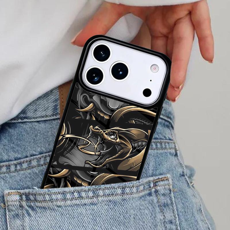 Samurai Demon Phone Case for iPhone 17ProMax 12 13 14 15 16e 17 Pro Max Plus Air Cover