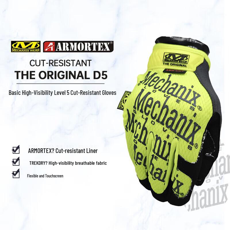 MECHANIX WEAR High-Visibility Cut-Resistant Touchscreen Gloves