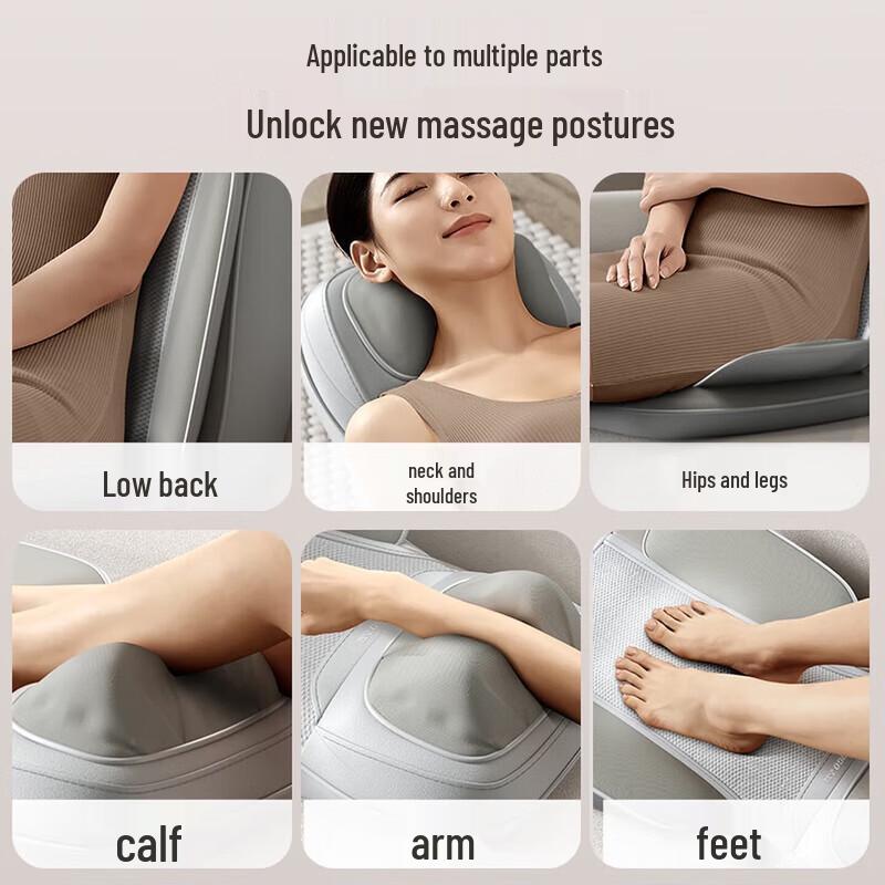 CHIGO Full Body Massage Seat Cushion CN plug (adapter included)