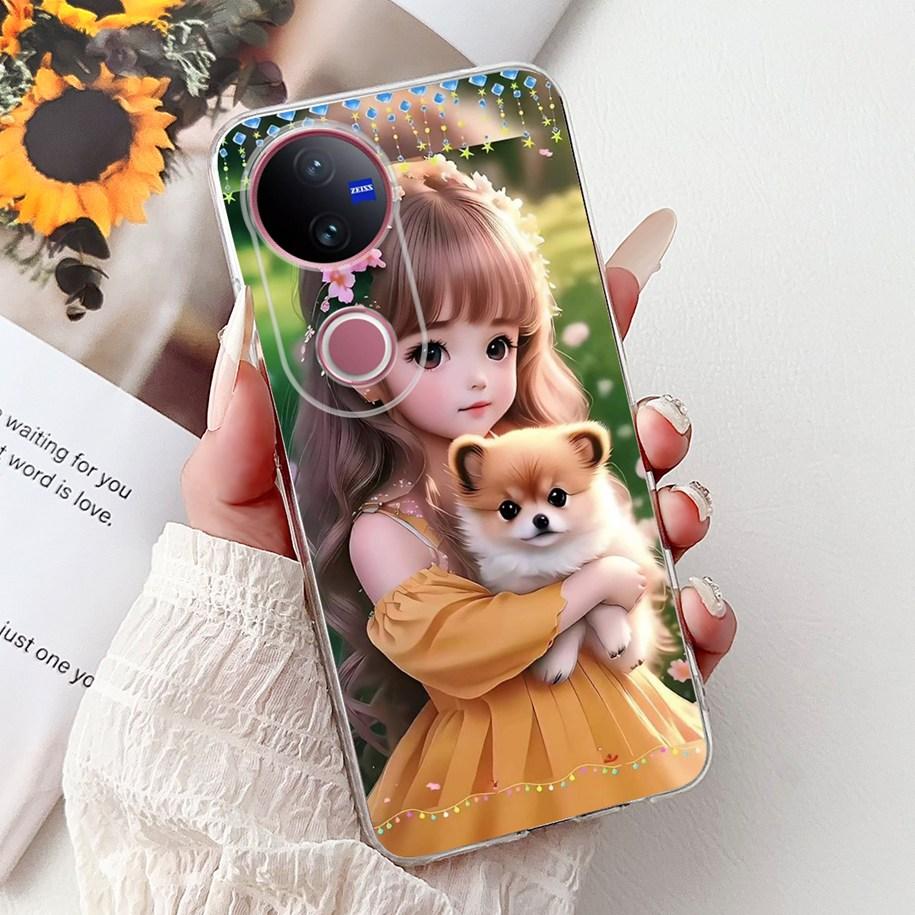 For Vivo V50 Case V2427 Phone Case 2025 New Fashion Butterfly Silicone Soft Cover For Vivo V50 Lite VivoV50 5G Shockproof Bumper