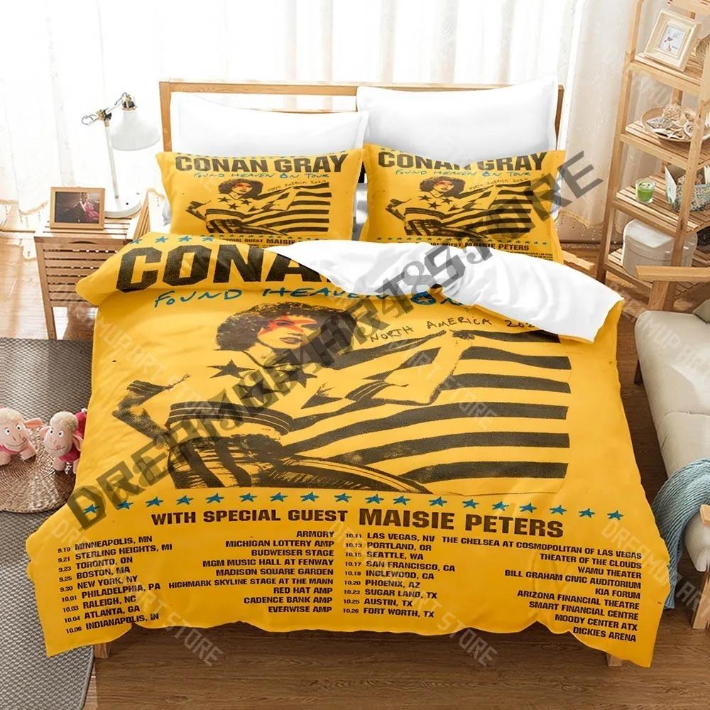 3D Print Conan Gray Found Heaven Bedding Set Single Twin Full Queen King Size Bed Set Adult Kid Bedroom Duvetcover Sets