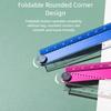 Foldable Ruler Kids School Supplies Aluminum Alloy Construction With Smooth Collapsible Mechanism Safety Edges