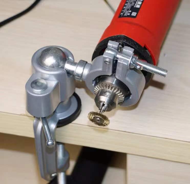 360° Aluminiumlegierung Drehtischschraubstock, Bohrmaschinen- & Schleifmaschinenständer