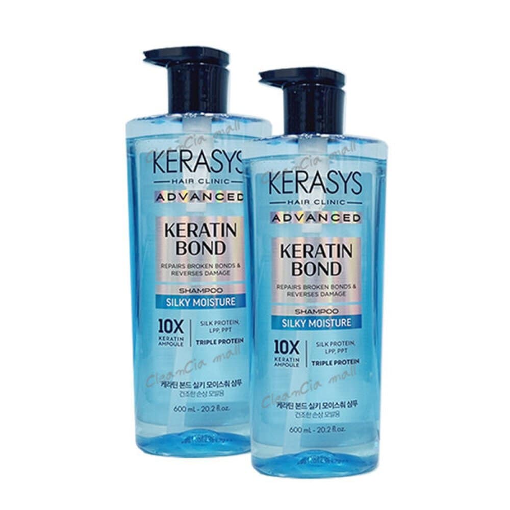 

KERASYS Keratin Bond Silky Moisture Shampoo 600ml x2