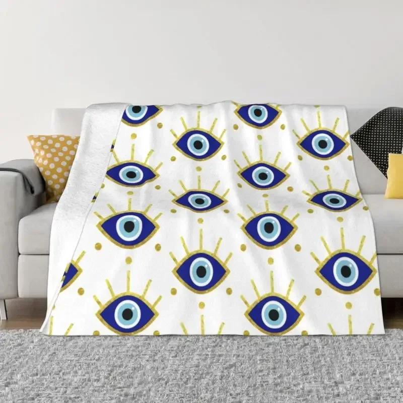 Bohemian Patchwork Geometric Pattern Print Blanket, Warm and Cozy Soft Blanket for Sofa Bed Couch Car Office Camping Travel, Gif