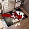 Custom Name Personalized Essendon Football Print Carpet, Versatile Home Decor Rug, for Playroom, Apartment, Balcony, Entryway, Hallway Gift