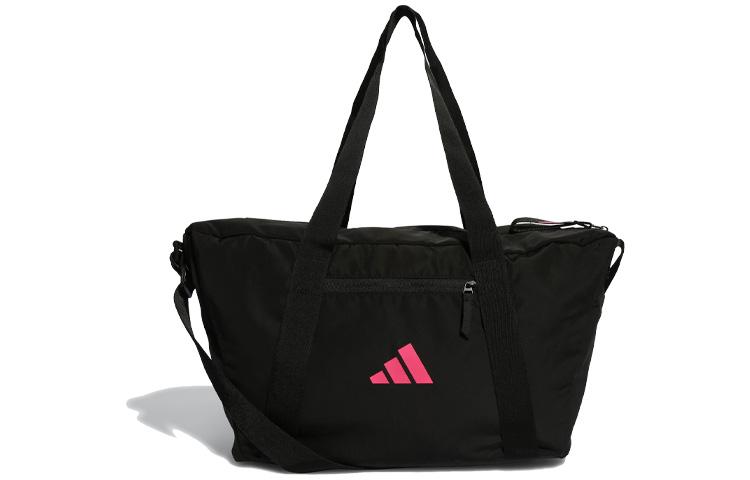

Adidas Polyester Portable One Shoulder Crossbody Gym Bag Large Women s Black HT2447
