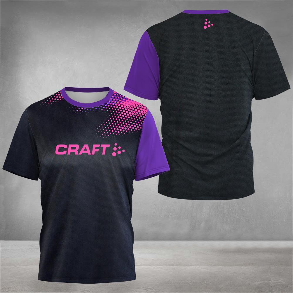 2026 New Summer Outdoor Leisure Men's Hiking Sports Letter Printed Comfortable and Breathable Round Neck T-shirt