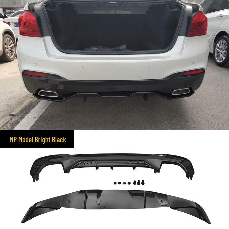Compatible BMW New 5 Series Front & Rear Lip Kit (525/530Li) - Black Warrior MP Modification Kit.