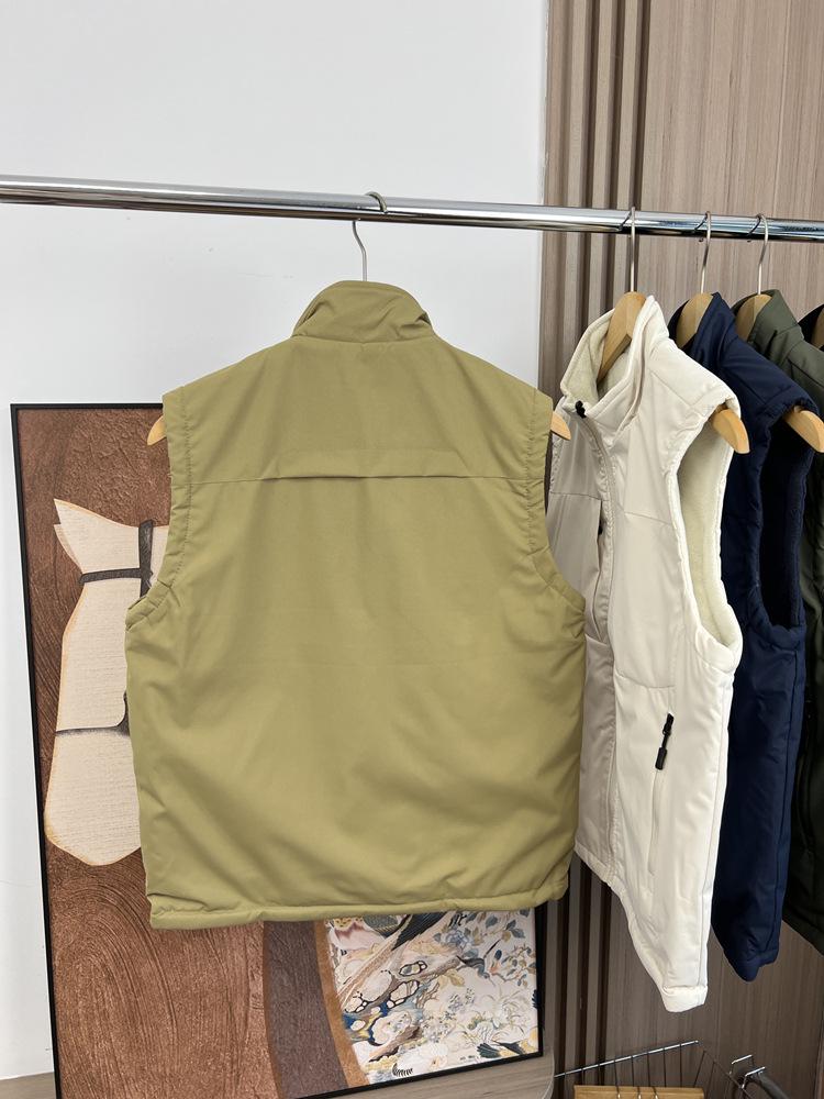 Reversible Men's Windproof Stand Collar Vest - Autumn/Winter 2025 Outdoor Sports Casual Jacket.