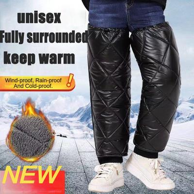 Motorcycle Kneepads Winter Plus Velvet Warm Bicycle Cold-proof Leg Warmers Knee Protector Windproof Warm Rodilleras Ciclismo Mtb