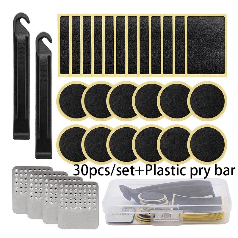 Quick-Fix Glue-Free Bicycle Tire Repair Patche 1/30/50pcs Durable Protection for Mountain Road Bikes with Easy Application amagi