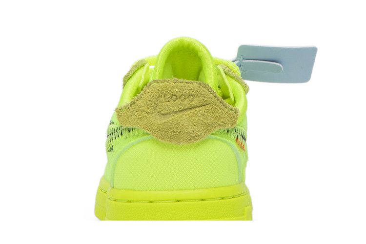 Kids' Sneakers Nike Air Force 1 Low Off-White Volt (TD) Volt/Hyper Jade-Cone-Black
