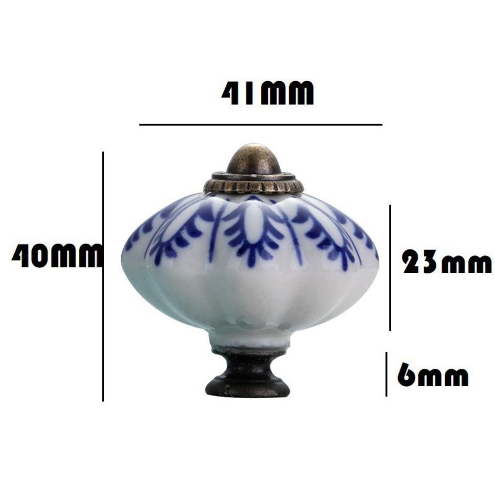 Ceramic Drawer Pulls Pumpkin Shape Furniture Knobs New Decorative Knobs Cabinet Hardware