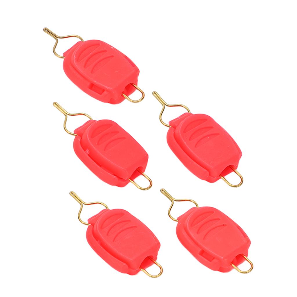 5PCS Fishing Line Stopper Baitcasting Reel Fishing Line Clip Holder Buckle Fishing Accessories