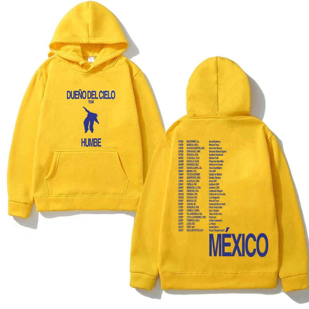 DUENO DEL CIELO tour 2026NEW Hooded Humbe AutumnWinter Aesthetic Sweatshirt with Hooded Fleece Clothes Sudaderas Casual Hoody