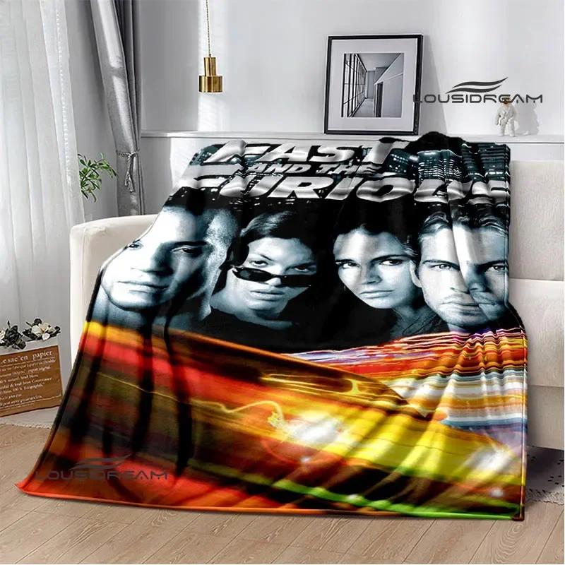 Fast & Furious Print Blanket Picnic blanket blankets for beds Flange Warm blanket Home travel blankets bed linings birthday gift