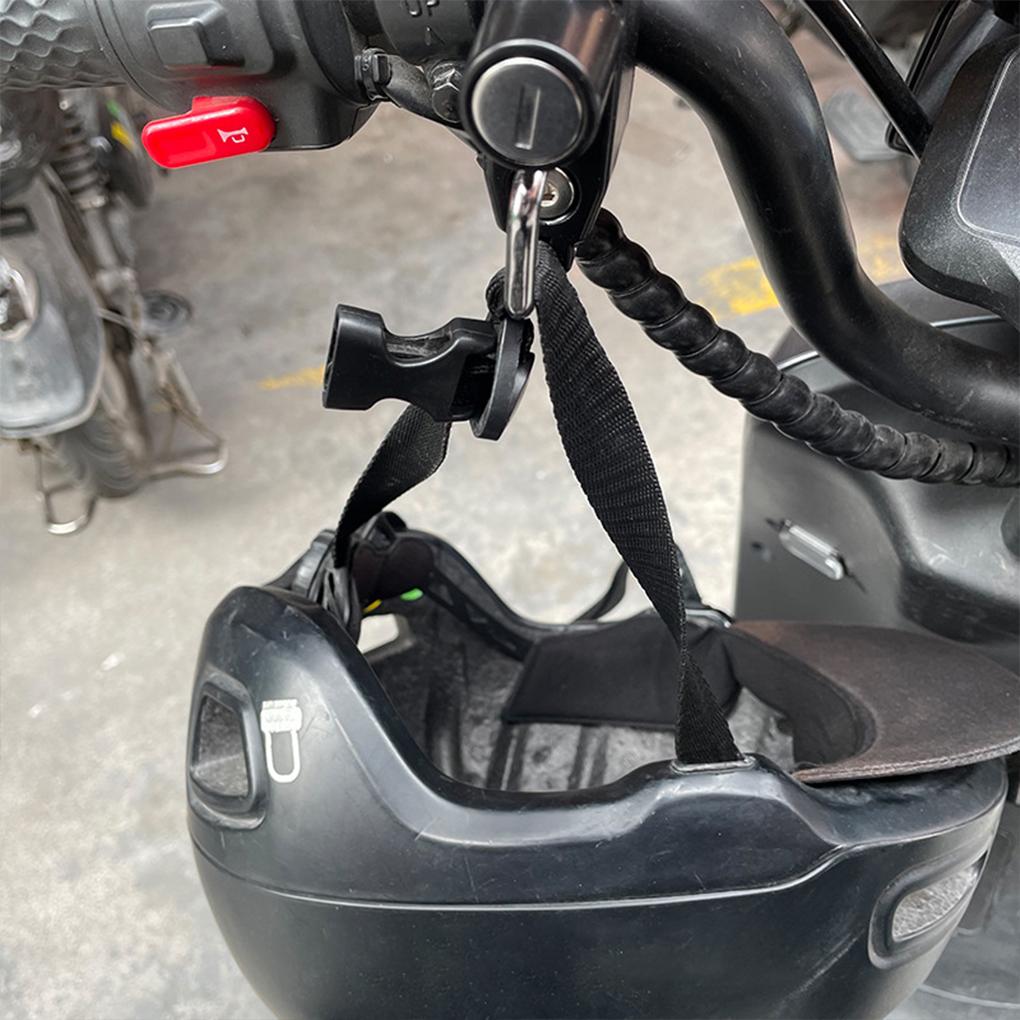 Helmet Lock Anti-theft Locker Locking Device Aluminum Alloy Rustproof Solidness Handlebar Locks Space Saving Convenience