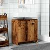 VidaXL Armoire lavabo de salle de bain vieux bois 60x33x60 cm, meuble de lavabo, meuble sous vasque de salle de bain, meuble 856039