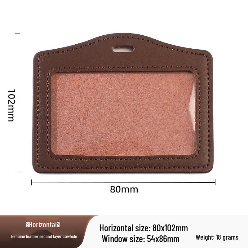 Genuine Leather Card Holder for ID & Documents