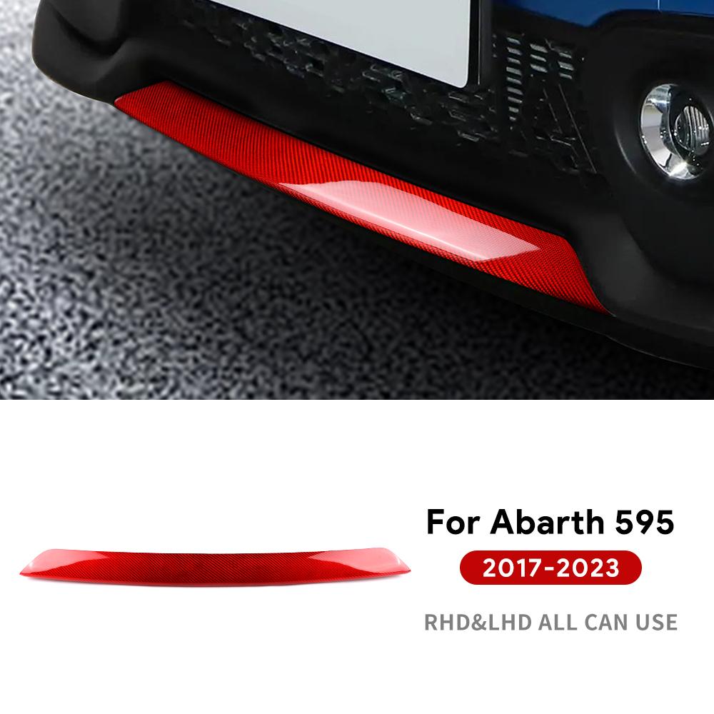 Real Hard Carbon Fiber For Abarth 595 695 2017 2018 2019 2020 2025 2025 2025 Car Front Bumper Decorarion Dry Carbon Accessories