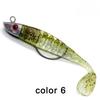 Señuelo Blando 10cm15g Cabeza Jig Cola T Pesca de Agua Salada Señuelos de Pesca Marítima Señuelos de Silicona Minnow Pike Swimbait