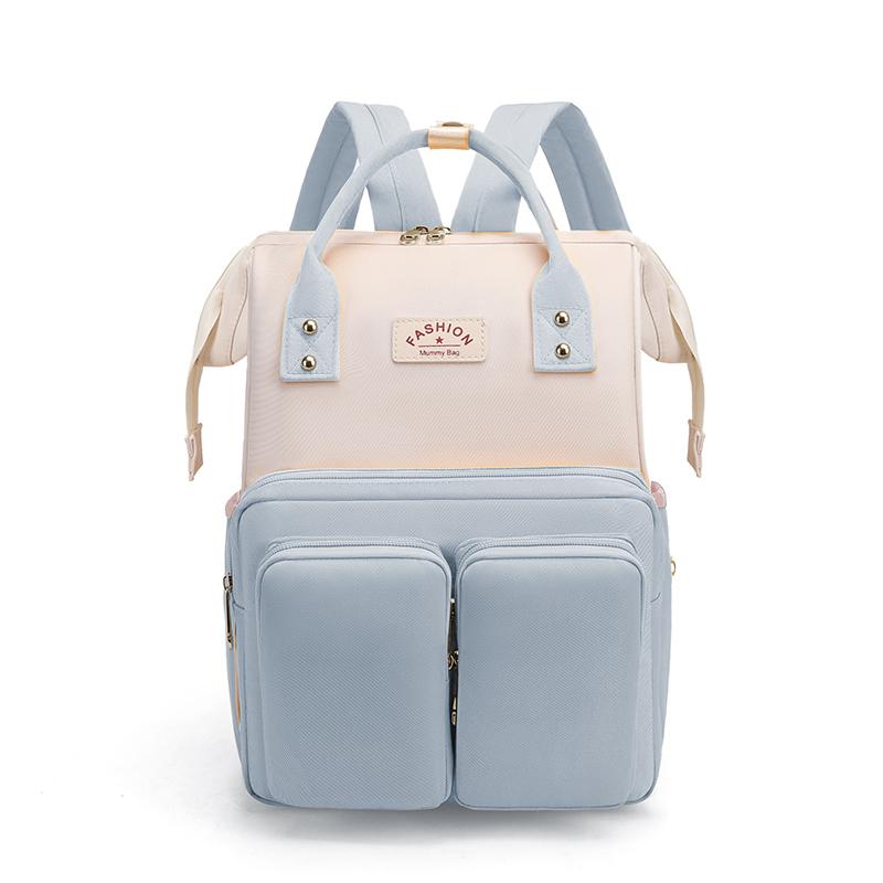 A Stylish And Simple Diaper Backpack, A Multifunctional Travel Maternity Baby Backpack, A Large Capacity Waterproof Changing Bag