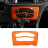 Central Air Condition Switch Button Panel Trim Cover for Dodge Charger 15+Orange
