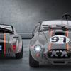 1:22 Shelby Cobra 427 S/C Alloy Sports Car Model Diecast Metal Toy Classic Retro Racing Car Vehicles Model Sound Light Kids Gift