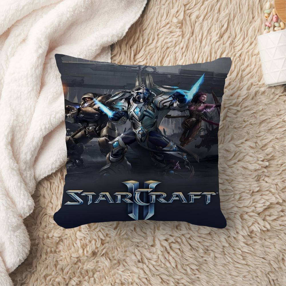 S-Starcraft 2 Pillowcases Home Bedding Decorative Pillow Cover Wedding Super Soft Pillow Case
